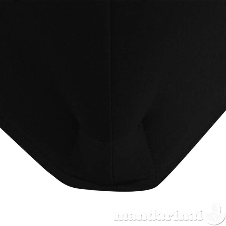 Tamprios staltiesės, 2 vnt., 243x76x74 cm, juodos