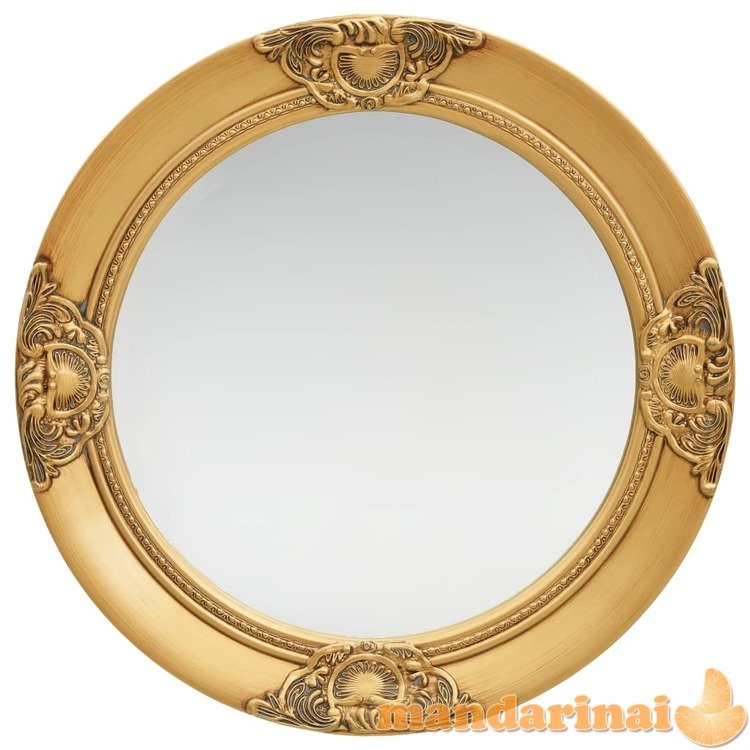 Sieninis veidrodis, auksinis, 50cm, barokinio stiliaus