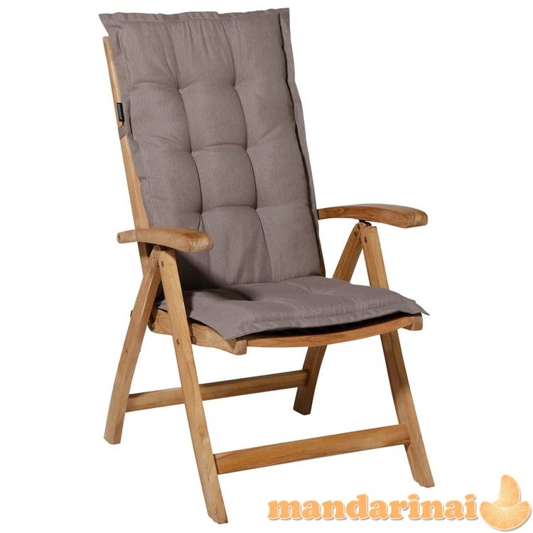 Madison pagalvėlė kėdei su aukštu atlošu panama, taupe, 123x50cm
