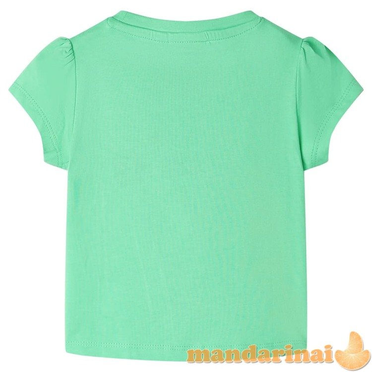 Vaikiški marškinėliai, šviesiai žalios spalvos, 140 dydžio