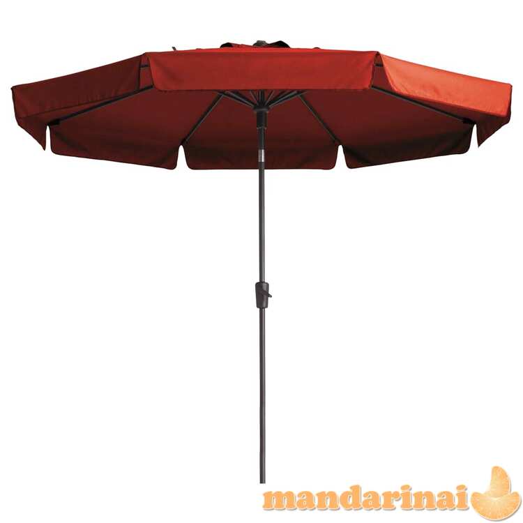 Madison skėtis flores luxe, plytų raudonas, 300cm, apskritas
