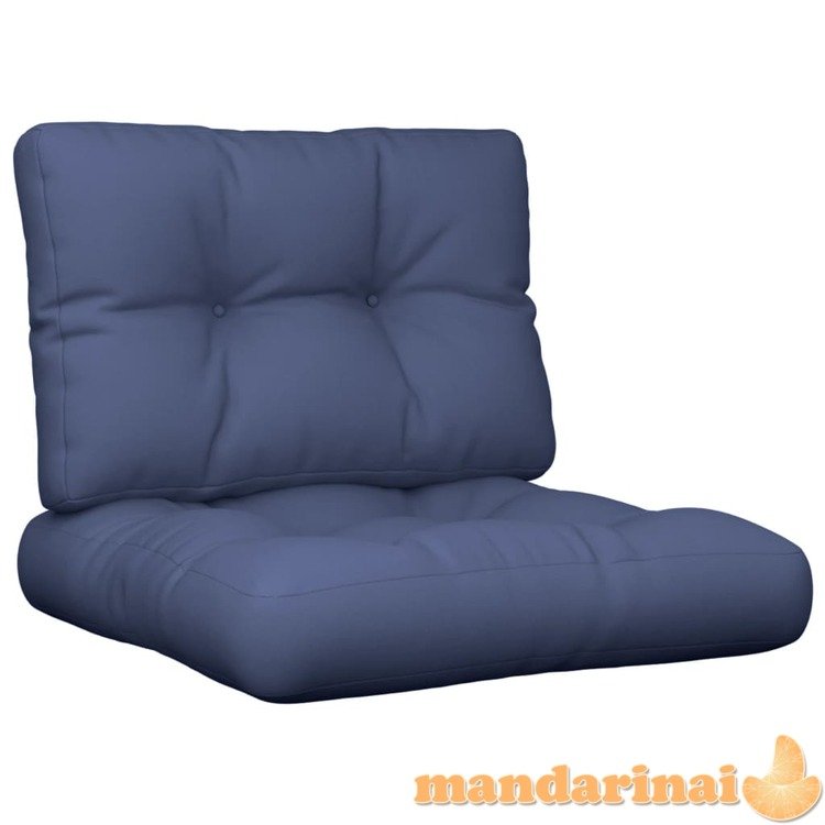 Paletės pagalvėlė, tamsiai mėlynos spalvos, 60x40x12cm, audinys