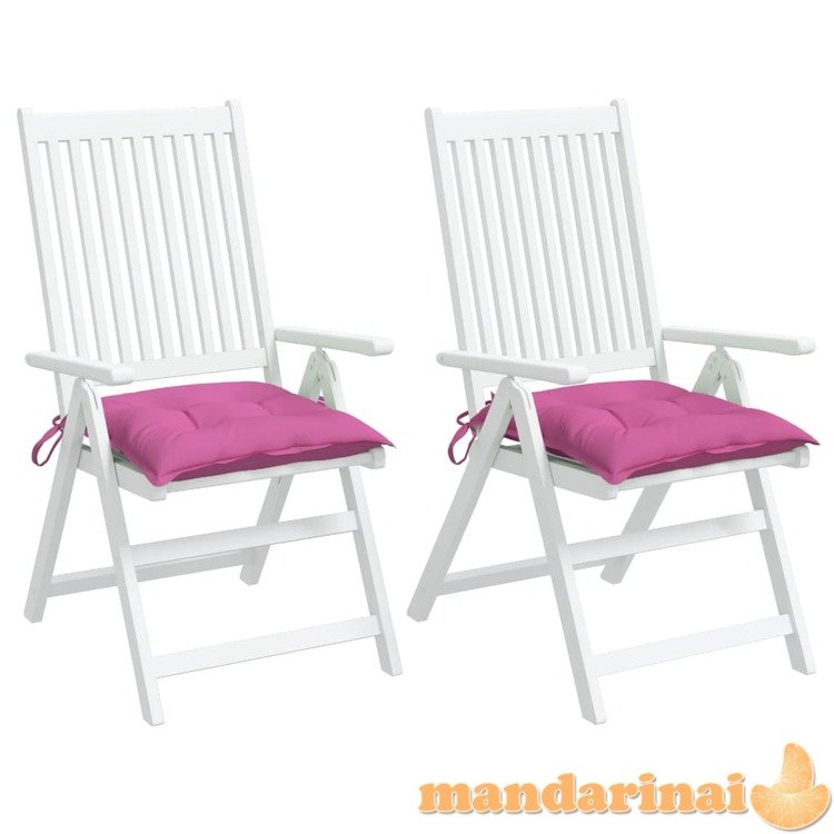 Kėdės pagalvėlės, 2vnt., rožinės, 50x50x7cm, oksfordo audinys
