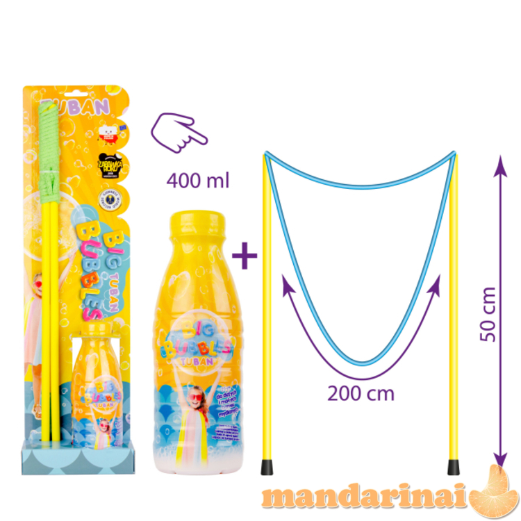 Rinkinys dideliems burbulams gaminti