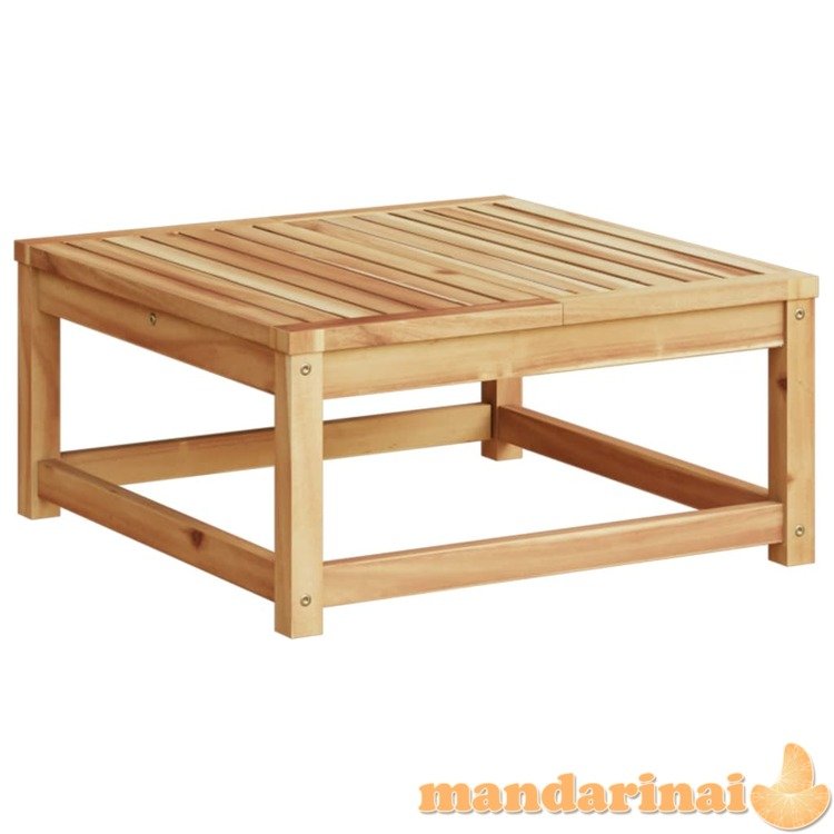 Sodo stalas, 63x63x30cm, akacijos medienos masyvas