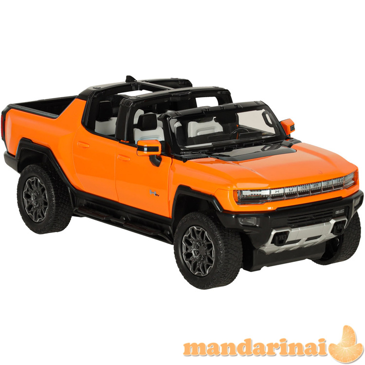 RC automobilis 1:16 Hummer EV oranžinė