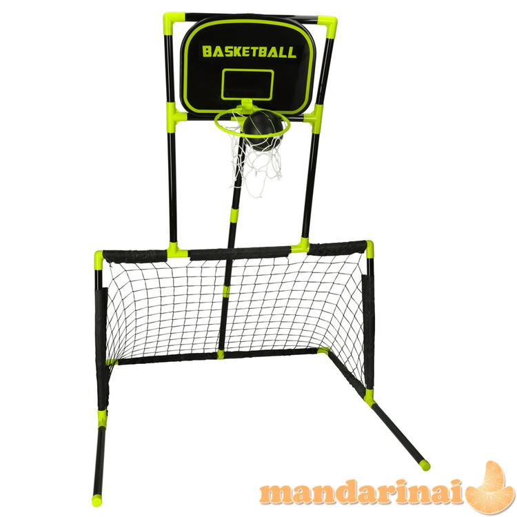 Sportinis rinkinys 6in1 vartų krepšys lauko ritulio kamuolio skydas