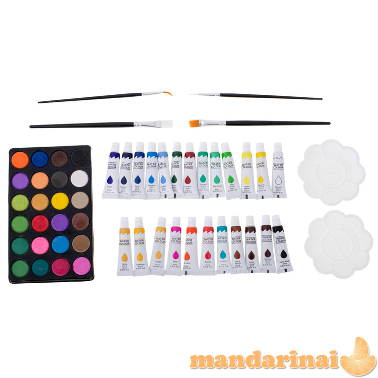 Dažų meno rinkinys lagamine 145el mėlynas 2