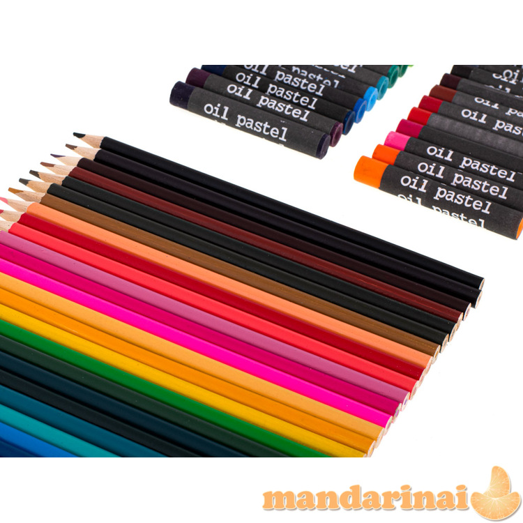 Dažų meno rinkinys lagamine 145el mėlynas 4