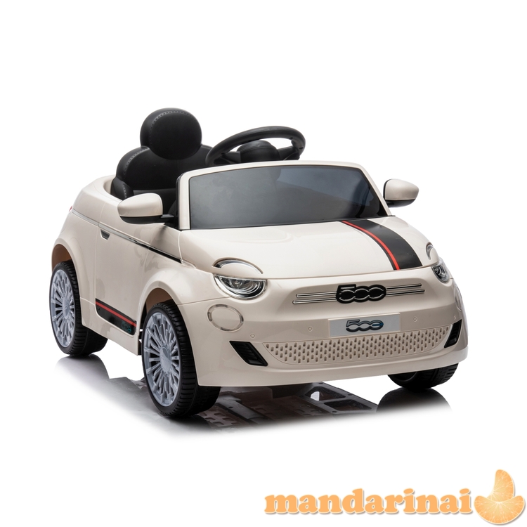 Fiat 500e White akumuliatoriumi varomas automobilis 2