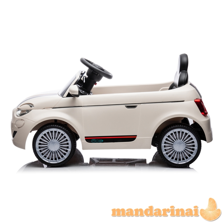 Fiat 500e White akumuliatoriumi varomas automobilis 3