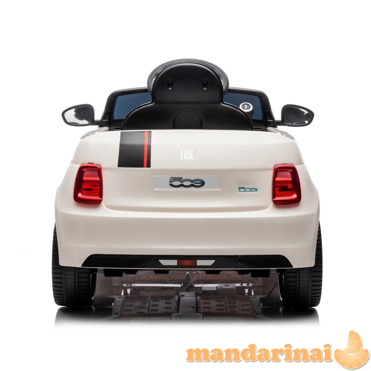 Fiat 500e White akumuliatoriumi varomas automobilis 4
