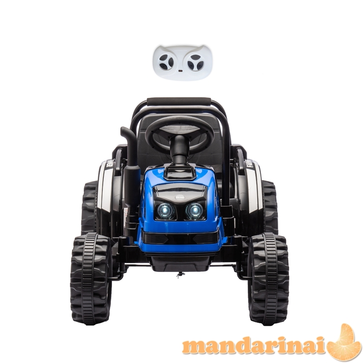 Baterija varoma transporto priemonė Farmer Blue traktorius su priekaba 1