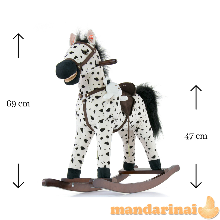Milly Mally Rocking Horse Mustang Black Dot