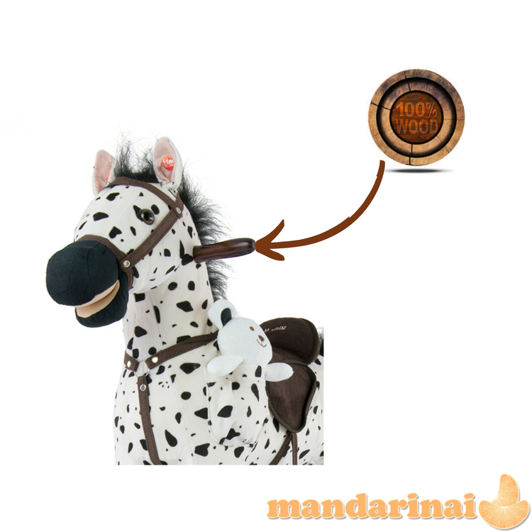 Milly Mally Rocking Horse Mustang Black Dot