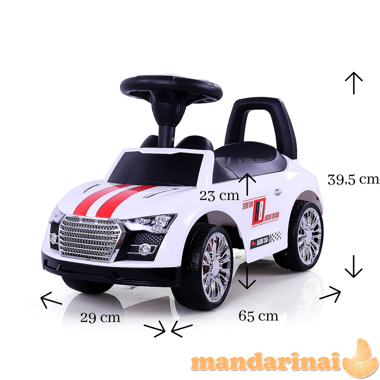 Milly Mally Ride On Racer White