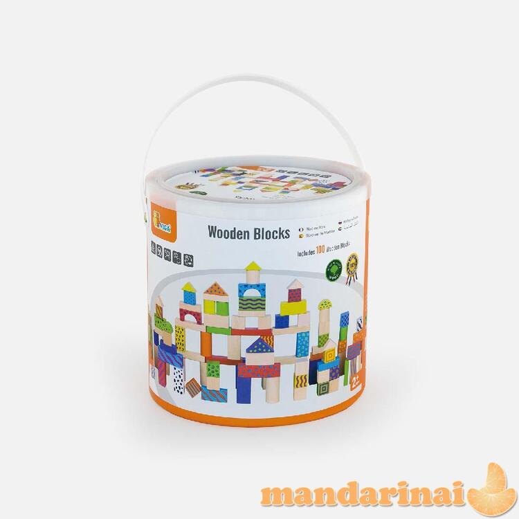 Viga 59696 100vnt Spalvingų blokelių rinkinys