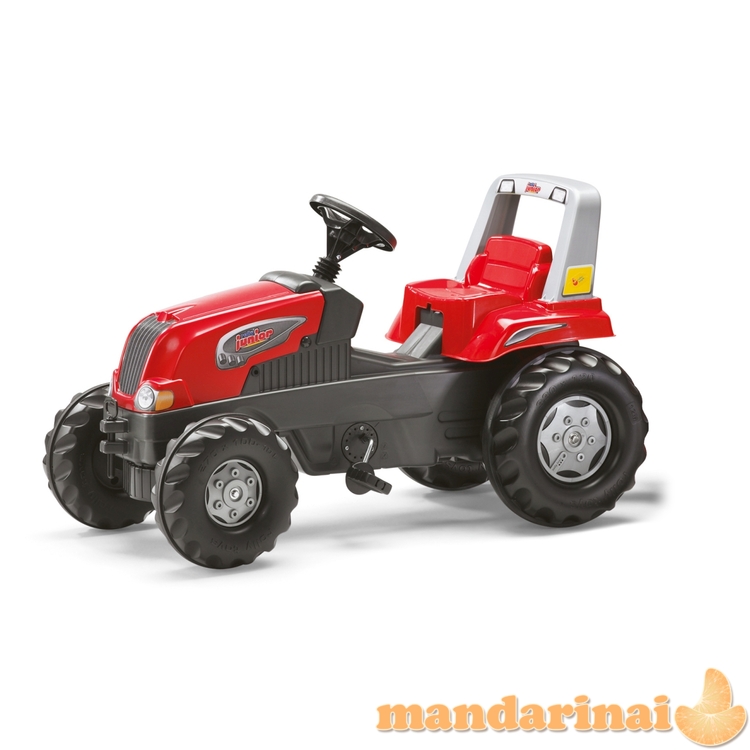 Rolly Toys 800261 Rolly Junior RT traktorius su priekaba, raudona
