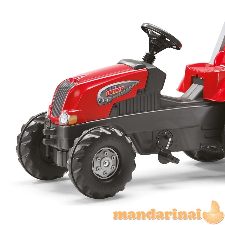 Rolly Toys 800261 Rolly Junior RT traktorius su priekaba, raudona