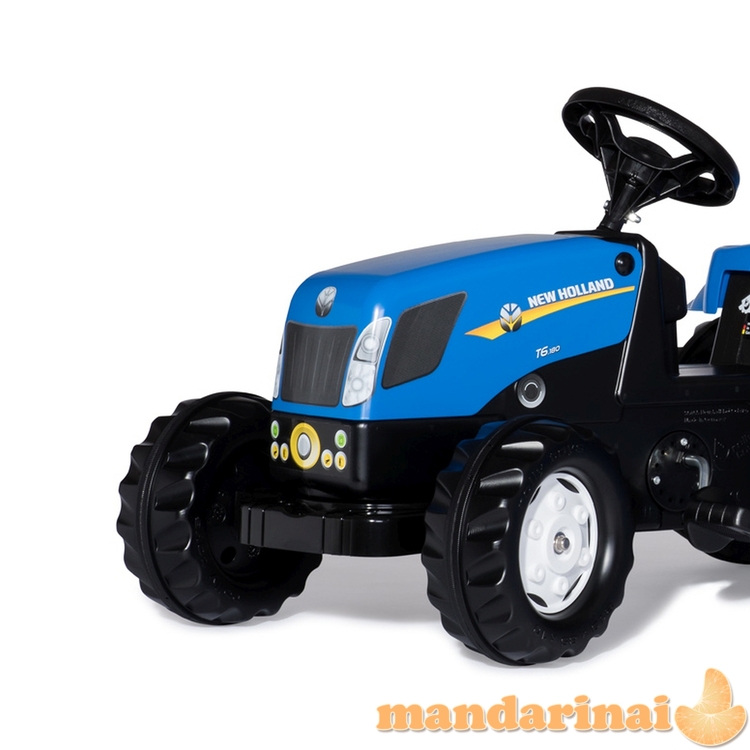 Rolly Toys 013074 Rolly Kid New Holland žemės ūkio traktorius su priekaba