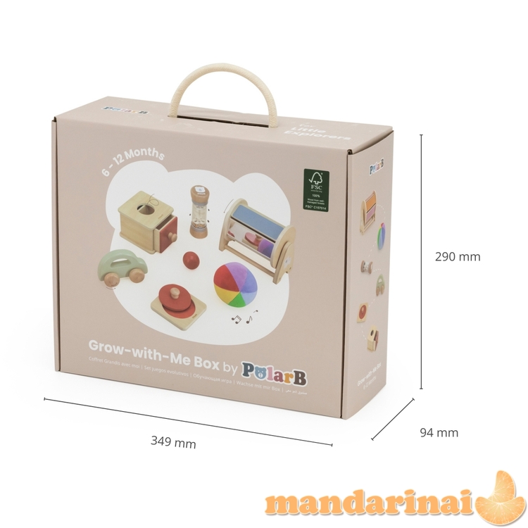 Viga 44262FSC PolarB Grow with Me rinkinys – mažieji tyrinėtojai