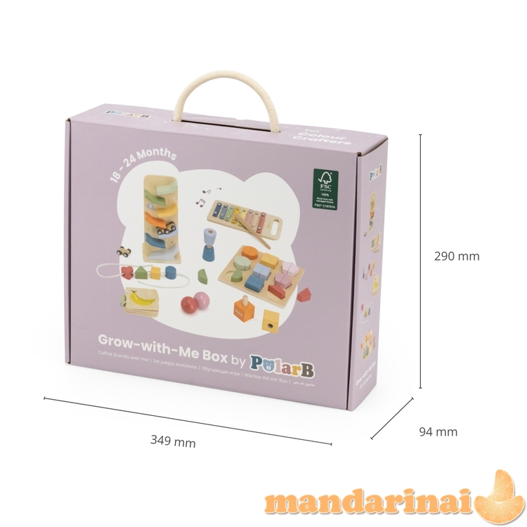 Viga 44264FSC PolarB Grow with Me rinkinys – rankiniai tyrinėtojai