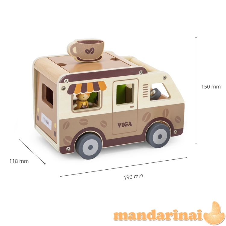 Viga 44689 Medinė mobili kavinė 4
