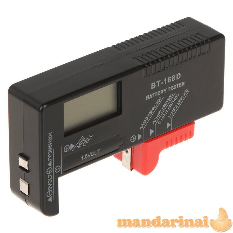 Baterijų tikrinimo aparatas