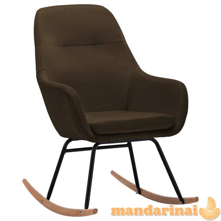 Supama kėdė, rudos spalvos, audinys