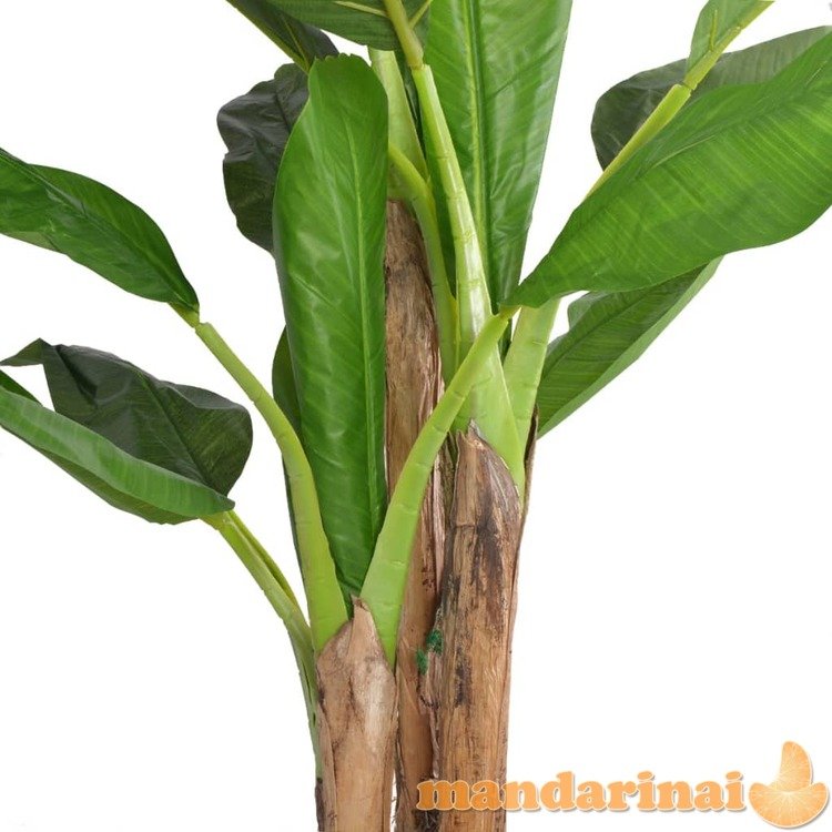 Dirbtinis bananmedis su vazonu, 175 cm, žalias