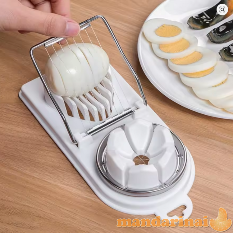 Daugiafunkcinis nerūdijančio plieno kiaušinių pjaustytuvas 