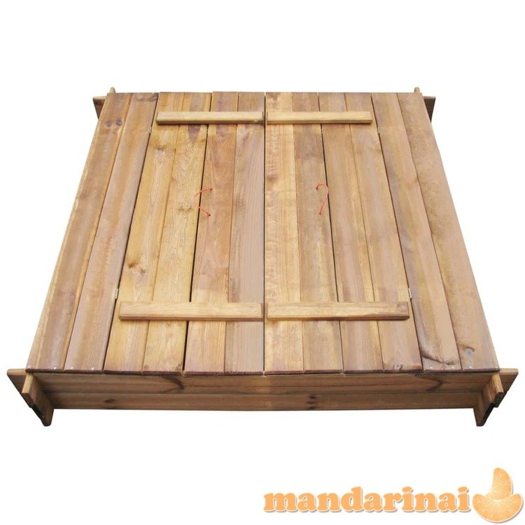 Smėlio dėžė, fsc impregnuota mediena, kvadratinė