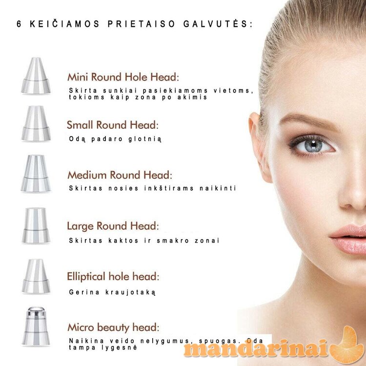 Veido odos ir porų valymo prietaisas 4