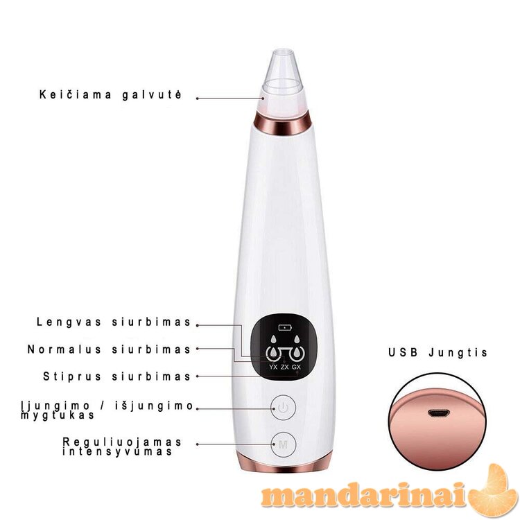 Veido odos ir porų valymo prietaisas 6