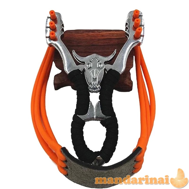 LAIDYNĖ - RAGATKĖ METALINIU KORPUSU IR TRIGUBOMIS GUMOMIS 