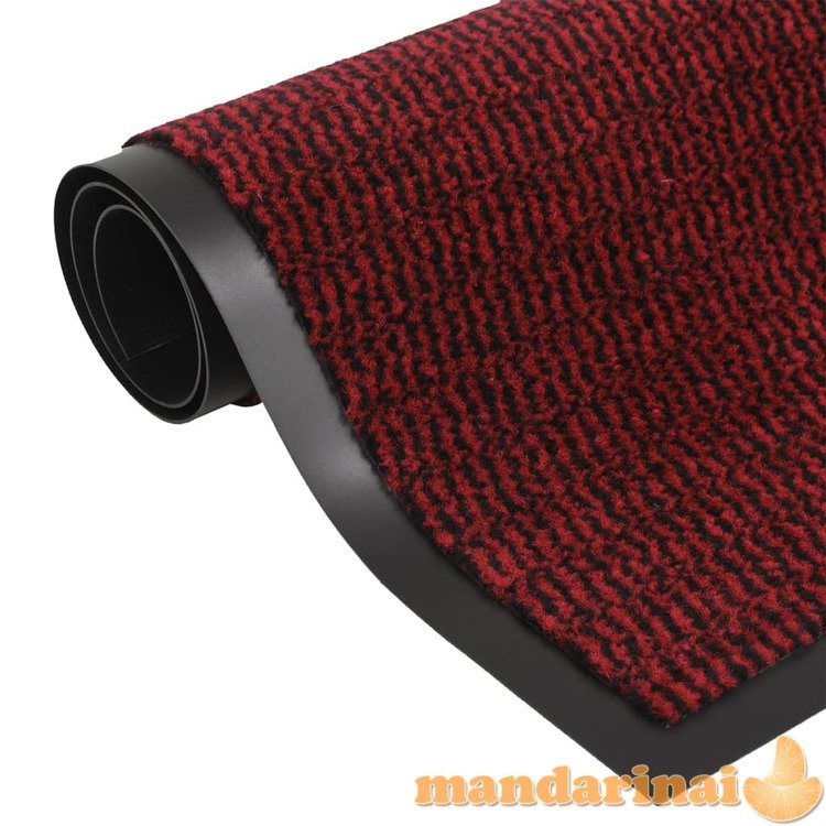 Durų kilimėlis, raudonos spalvos, 60x180cm, kuokštuotas