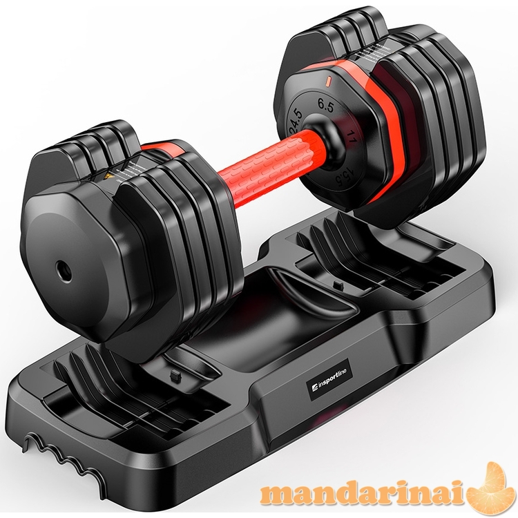 Reguliuojami vienrankiai hanteliai inSPORTline DuraBell® 6,5 - 24,5 kg
