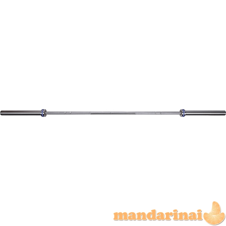 50mm olimpinis grifas su guoliais tinkamas mėtymui 220cm (apkrova iki 675kg) inSPORTline OB-86 MH6