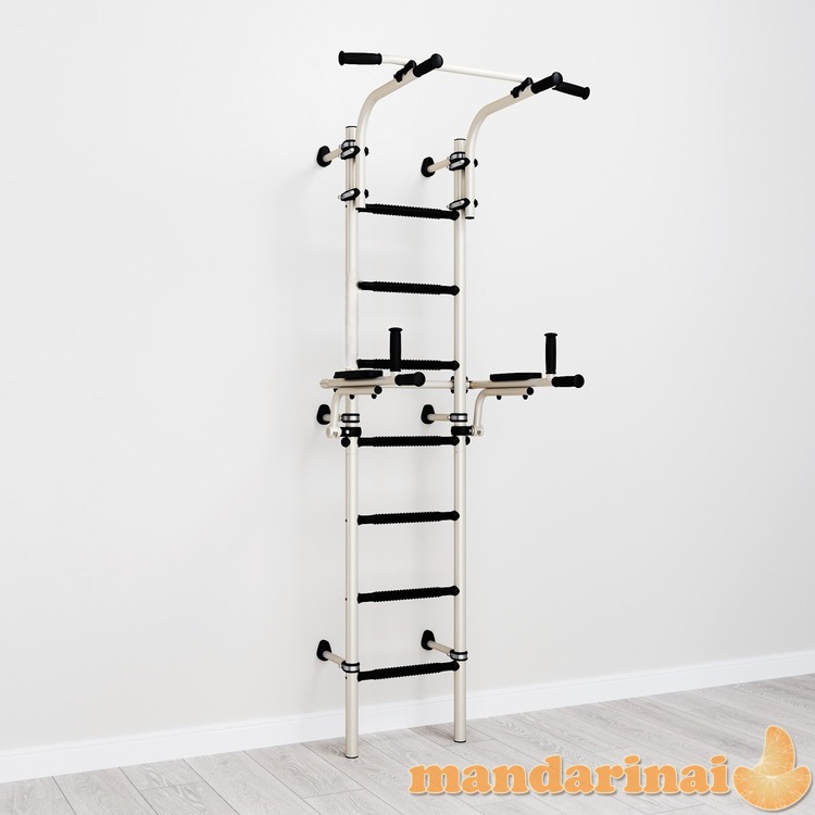 Sporto kompleksas (gimnastikos sienelė) SANRO S10 balta-juoda, 222x41cm