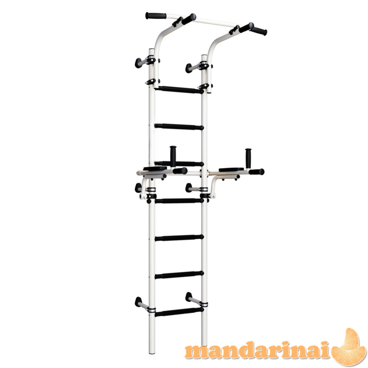 Sporto kompleksas (gimnastikos sienelė) SANRO S10 balta-juoda, 222x41cm