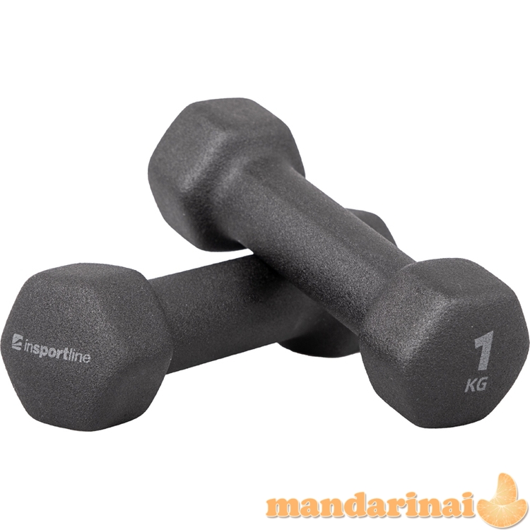 Neopreniniai hanteliai inSPORTline ON-X Renbell 2 x 1 kg