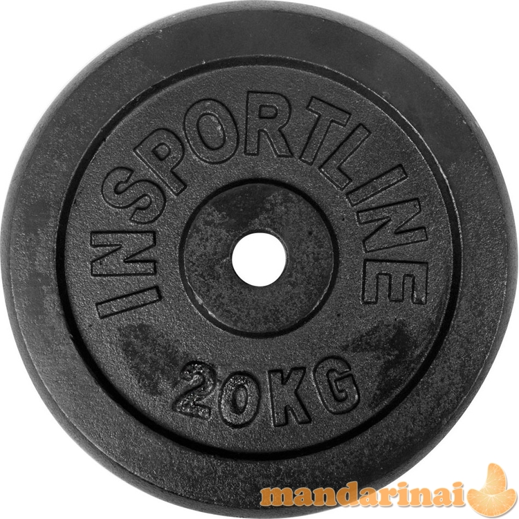 Plieninis svoris grifui 30mm inSPORTline 20kg