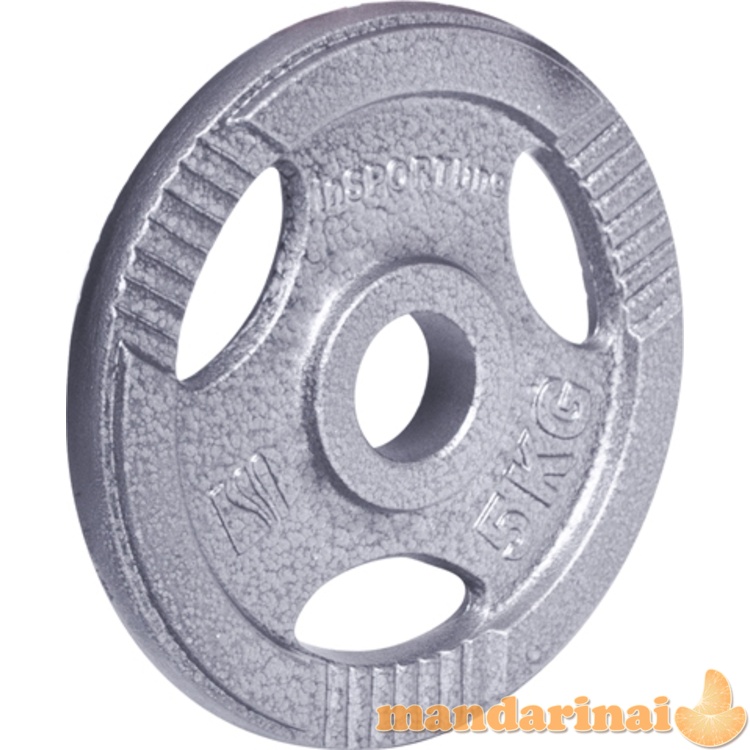 Plieninis svoris rankų treniruokliui 30 mm inSPORTline Hamerton 5 kg