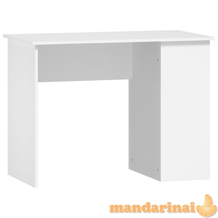 Rašomasis stalas, baltos spalvos, 100x55x75cm, apdirbta mediena