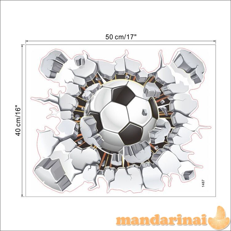 3D  lipdukas Futbolas