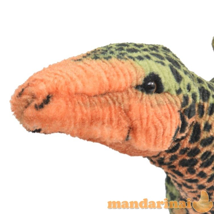 Stov. pliuš. žaislas dinoz. stegozauras, žal. ir oran. sp., xxl