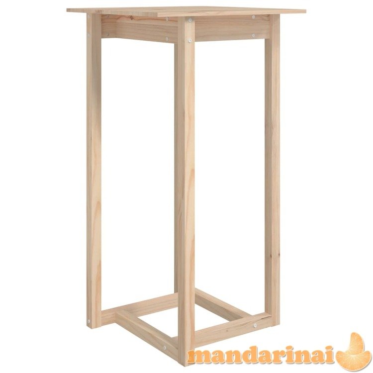 Baro stalas, 60x60x110cm, pušies medienos masyvas