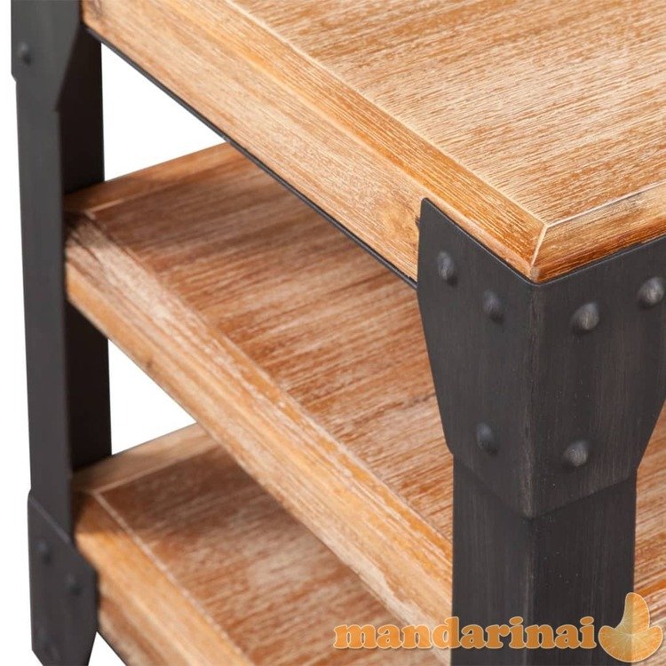 Tv staliukas, tvirta akacijos mediena, 140x40x45 cm