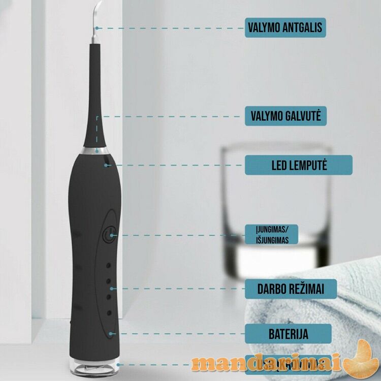 Vibracinis rinkinys dantų valymui ir higienai