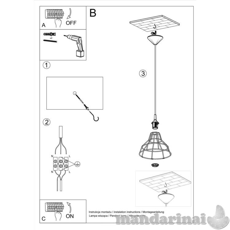Pakabinama lempa anata juoda